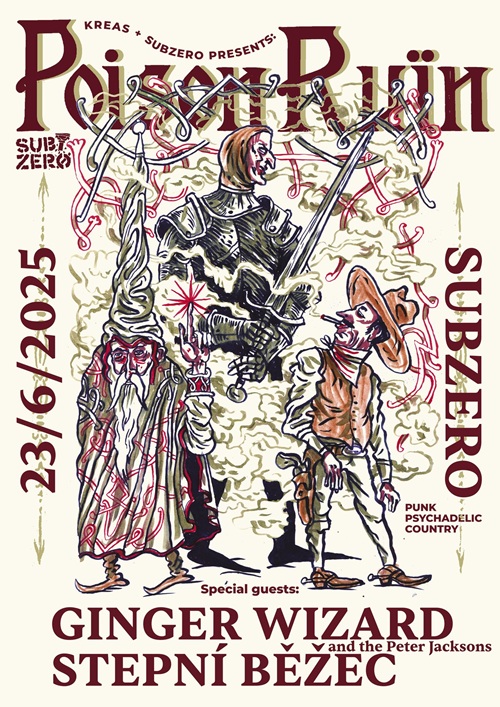 Poison Ruïn, Ginger Wizard & The Peter Jacksons, Stepní běžec